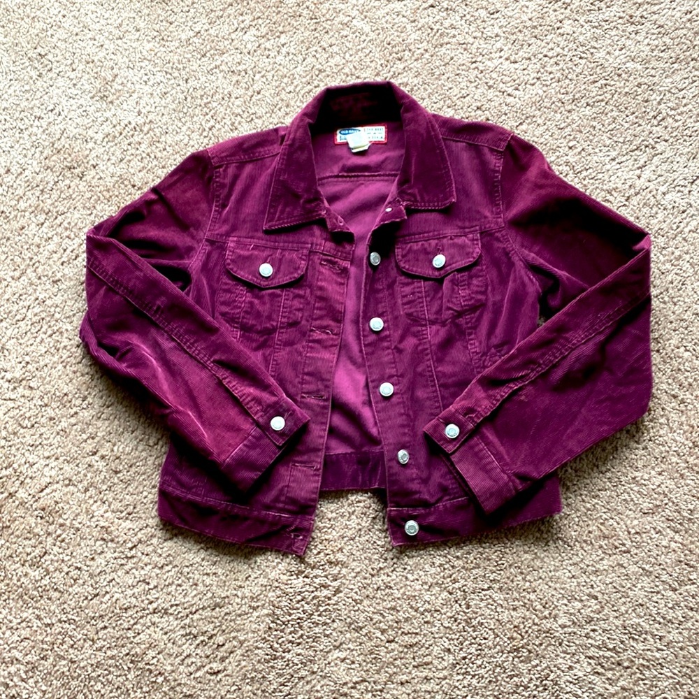 Purple Corduroy jacket